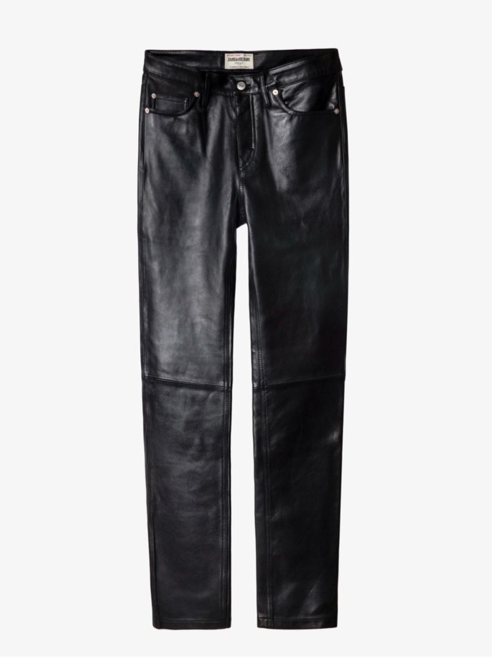 Zadig and Voltaire Lambskin Leather Trousers